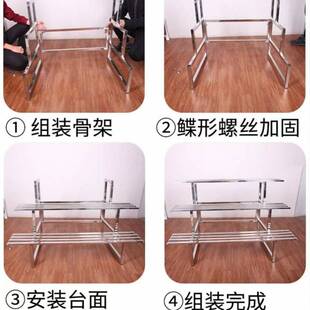 阳台花架不锈钢加宽花盆架阶梯式多层多肉花架子简约室内外盆景架