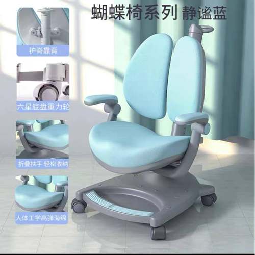 可升降家用矫正坐姿座椅小学生可调节写字椅靠背椅子儿童学习椅