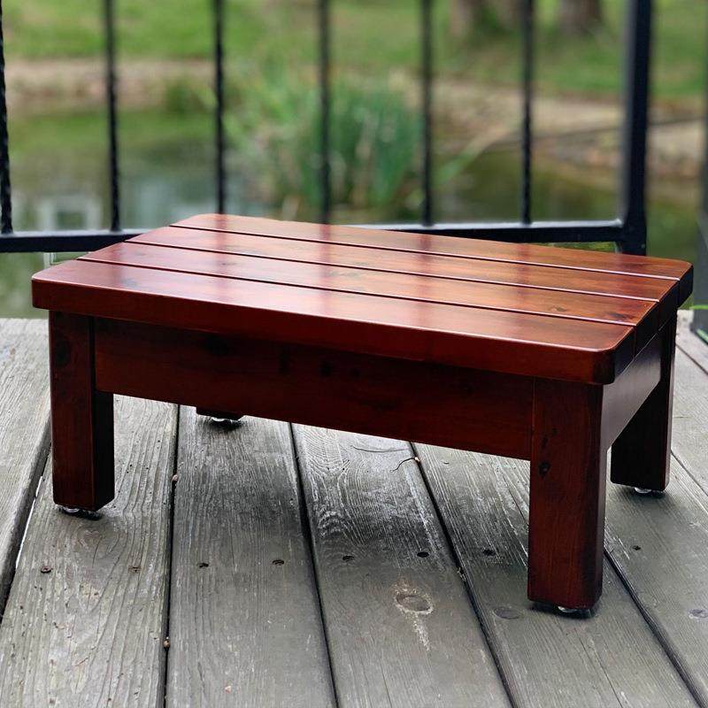 实木板凳家用脚踏脚凳小木凳儿童床头登高踏板防水垫脚矮凳搁远三