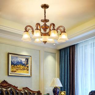 欧式吊灯藏式复古客厅灯美式古典别墅复式楼吊灯卧室餐厅中式吊灯