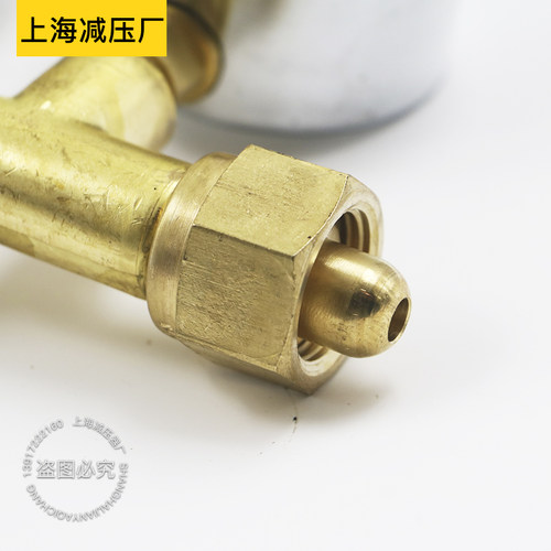 上海减压器厂YQ-25*25高压减压器标气混合气体通用调减压阀压力表