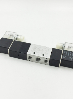 亚德客型电磁阀4V120-06/4V220-08/4V320-10/4V420-15/AC220/DC24