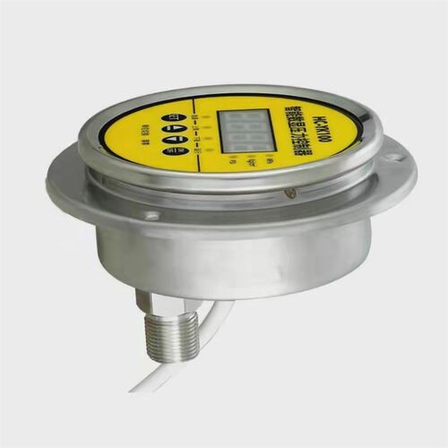 轴向带边数字电接点压力表 测量控制压力 直径100MM 压力1.6MPA选