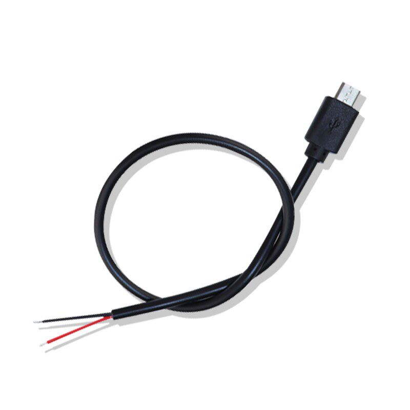 安卓microUSB mini5P母头数据公单头线 线手机单头镀上锡2/4芯充