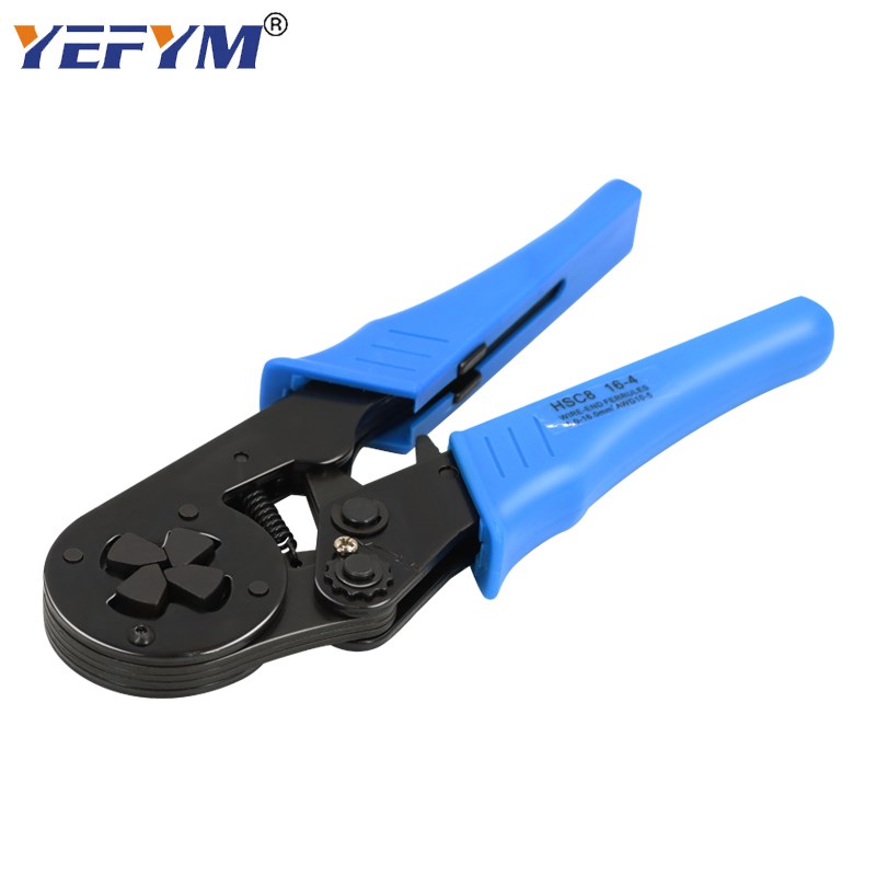 HSC8 16-4 管型端子新款压线钳范围6-16Mmm高精度棘轮式压接工