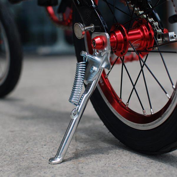 包邮412折叠车自行车专用超轻铝合金脚撑14寸16寸自行车K3脚撑