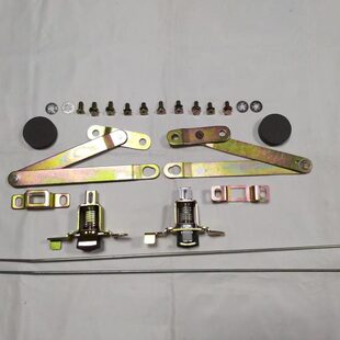 东风锐骐P11 P27 D22皮卡货箱锁 后货厢锁机构 后挡板锁 尾门锁