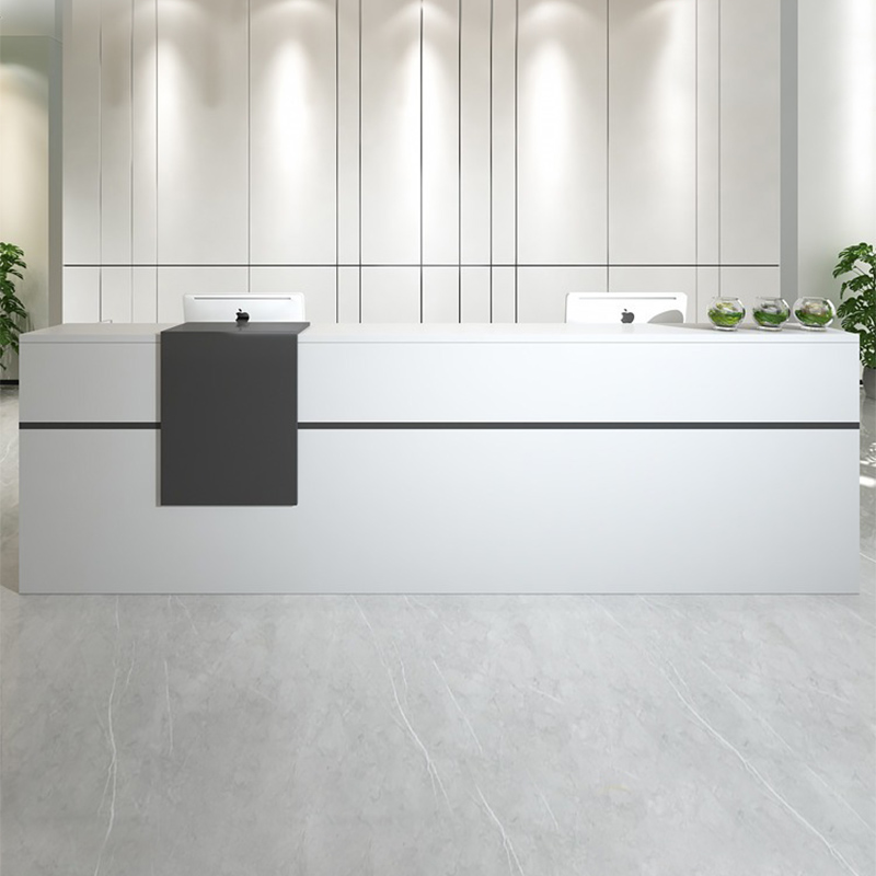 公司前台办公服务台展厅接待台教育培训机构幼儿V园前台商业家具