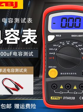 深圳滨江DT6013B 高精度数字电容表自动关机专用电容表20000uF