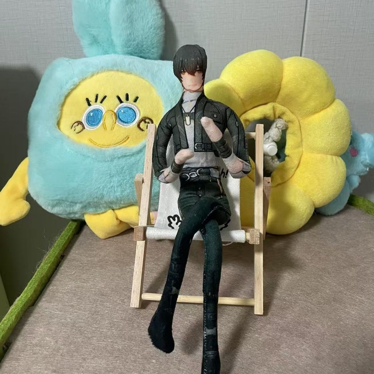 鸣潮漂泊者老鼠干抽象玩偶正反面不同内置铁丝可凹造型送朋友礼物