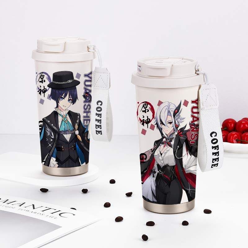 原神周边保温杯散兵仆人学生二次元高颜值大容量儿童不锈钢水杯子,餐饮具,保冷/保温杯,淘宝优惠券,粉丝福利购,淘宝优惠卷