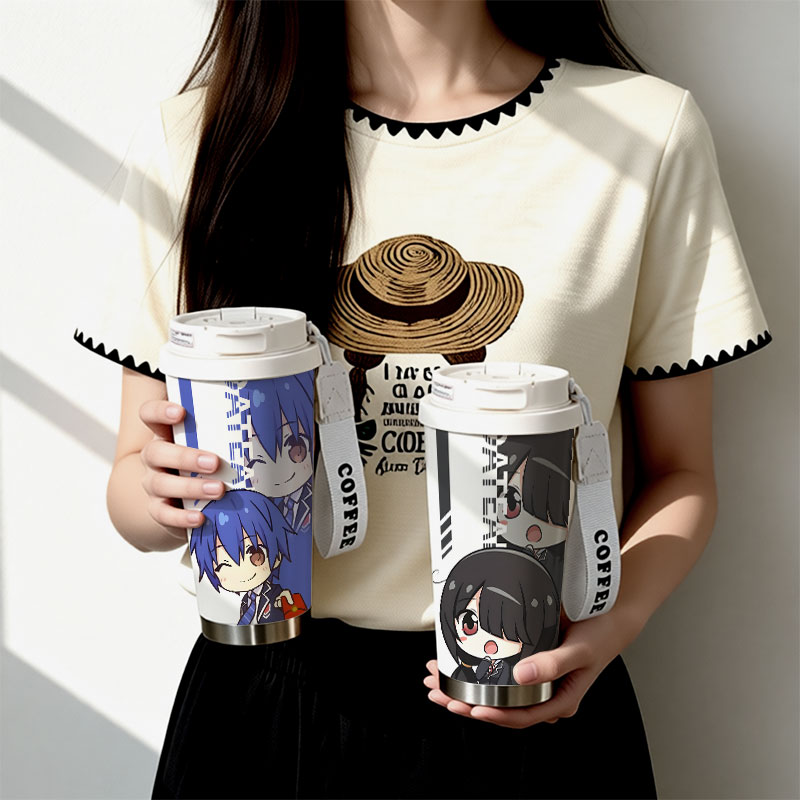 约会大作战周边大容量保温杯