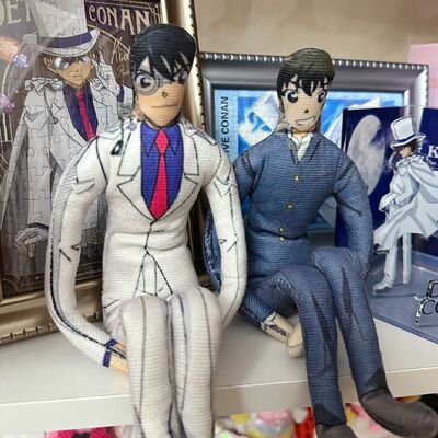 名侦探柯南怪盗基德黑羽快斗安室透抽象老鼠干玩偶四肢分离有骨架