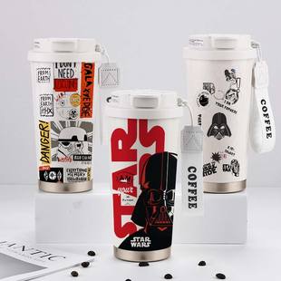 星球大战周边保温杯黑武士白兵高颜值大容量学生儿童不锈钢水杯子