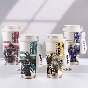 绝区零周边保温杯艾莲星见雅仪玄雨果大容量学生儿童不锈钢水杯子