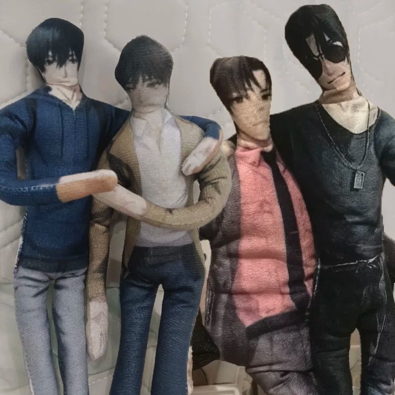 盗墓笔记周边老鼠干吴邪张起灵黑瞎子内置铁丝骨架任意造型玩偶