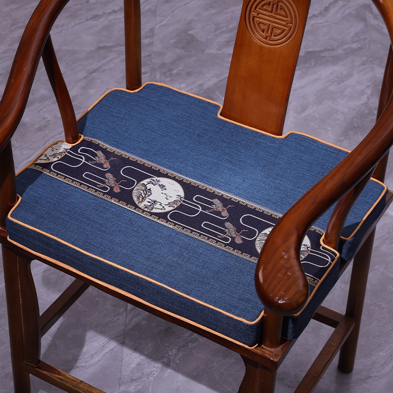 中式红木椅子坐垫防滑实木太师椅餐D椅家用圈椅茶椅垫定制卡位座