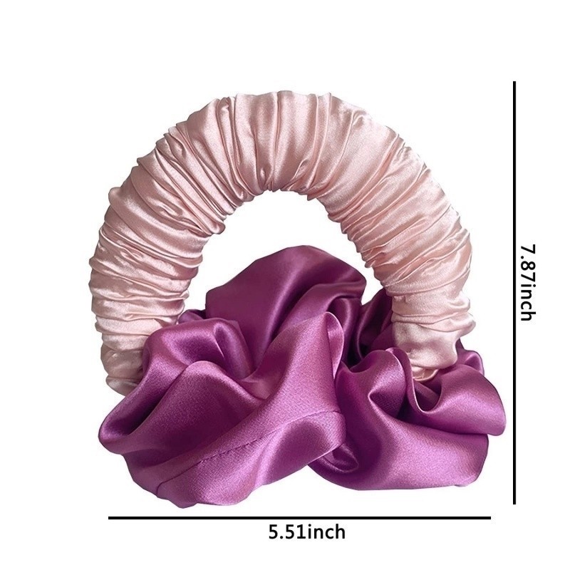 2023年新波款可觉穿戴无热懒睡大肠卷发圈固定不伤发X根大人浪免