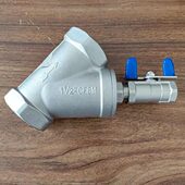 精密过滤 管道快速 加厚不锈钢304 Y型排渣过滤器