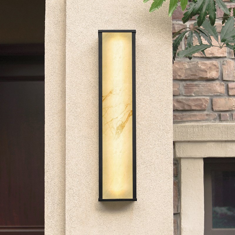 户外防水壁灯太阳能庭院灯别墅大C门两侧室外露台灯中式外墙屋簷