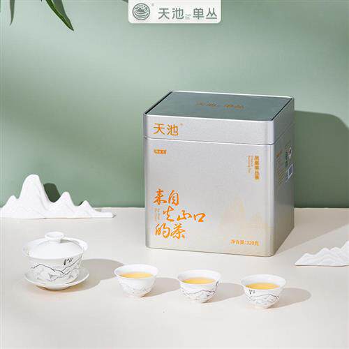 天池茶业 鸭屎香茶叶凤凰单枞茶单丛茶叶蜜兰香乌岽乌龙春茶320g