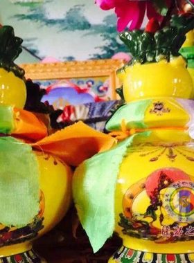 噶陀monastery分寺纳谷temple 文殊佛学院特殊传承财宝财神瓶