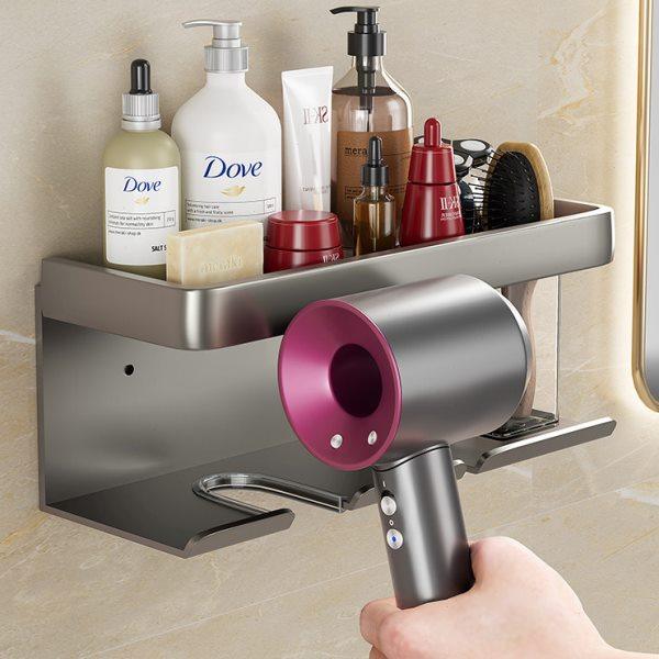 浴室吹风挂架免打孔厕所吹风机壁挂式置物架支架卫生间收纳电风筒,家庭/个人清洁工具,吹风机置物架,淘宝优惠券,粉丝福利购,淘宝优惠卷