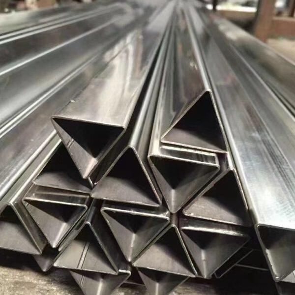 不锈钢304椭圆201平椭圆管316半圆管黑铁扇形管三角管异形扶手管