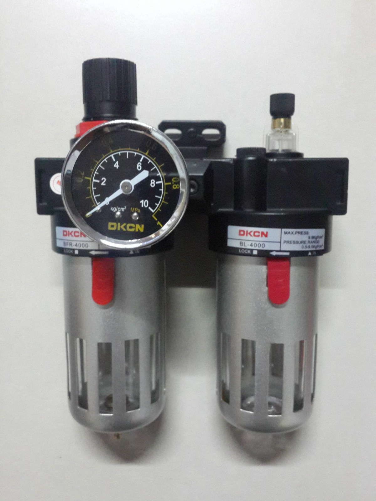 油水分离器BFC3000气源二联件 过滤减压阀BFR3000+油V雾器BL3000