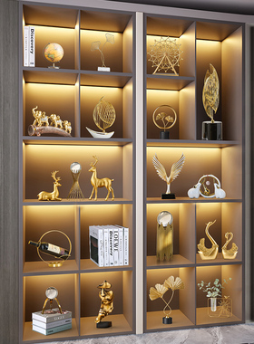 轻奢高档酒柜装饰品摆件现代家居客厅餐柜玄关N办公室工艺礼品摆