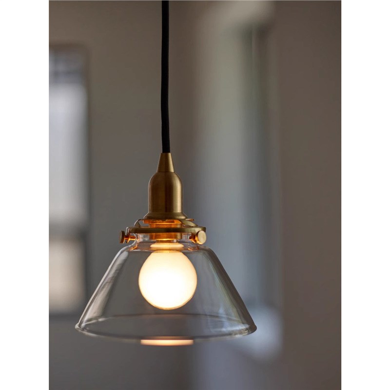 复古黄铜玻璃吊灯日式北r欧吧台餐厅走廊咖啡厅卧室床头轨道小吊