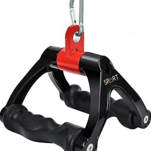 V型握把手件拉划船把手健身器材配坐姿划船背康瑞达部背量训练