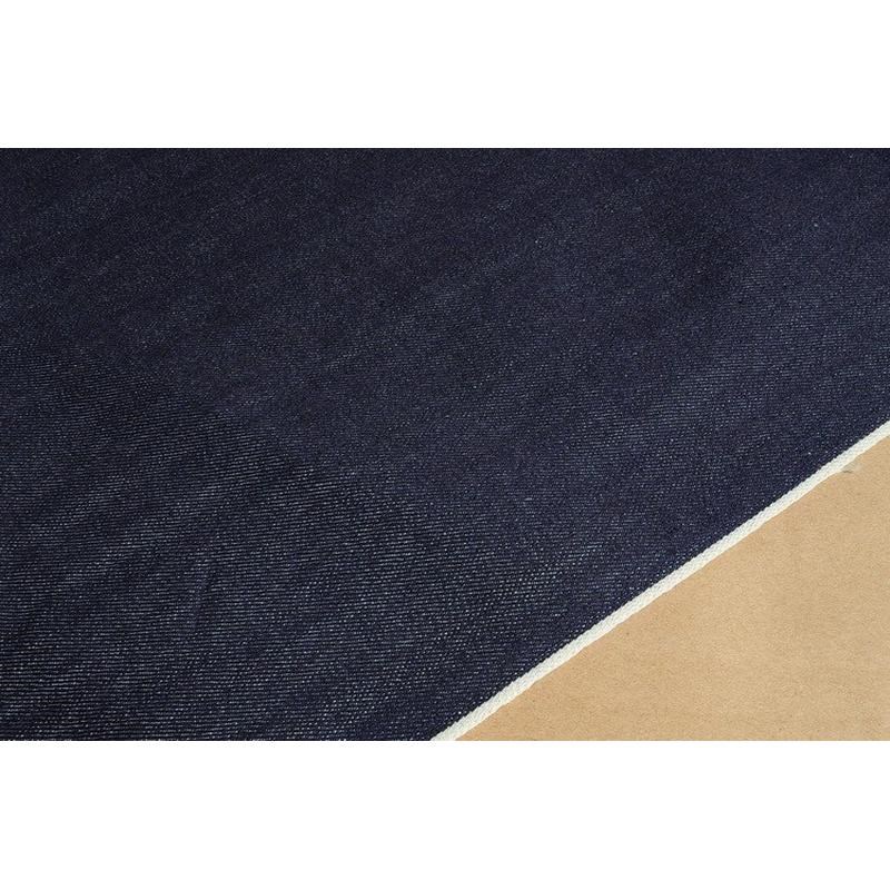 原色微微弹丹宁i美国大橡牌赤耳红边cone白品无弹牛仔布料