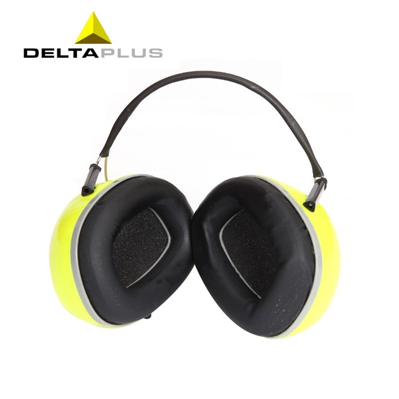 代尔塔103011颈带型防噪音w耳罩 晚上睡觉舒适隔音 可与安全帽同