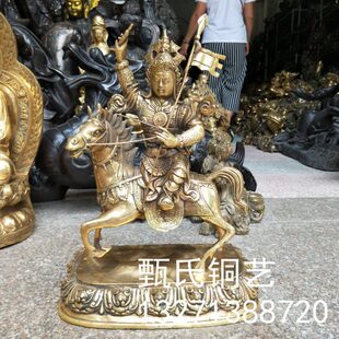 格萨尔王铜雕铜器藏人物摆件铜像家居摆件摆设佳节送礼礼品