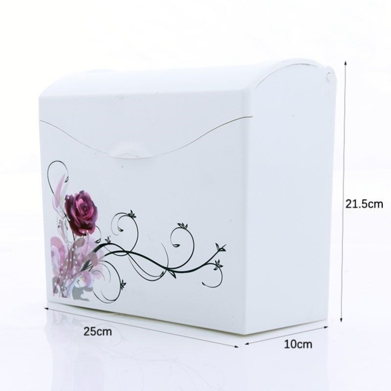 卫生间免打孔纸巾盒厕所厕纸盒多功能防水大号打孔厕X所草纸收纳