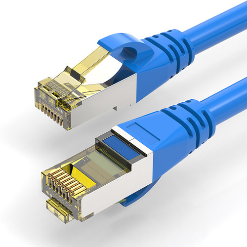 CAT6A超六类网线家用万兆屏蔽宽带网路线路由器电脑千兆5跳线2米