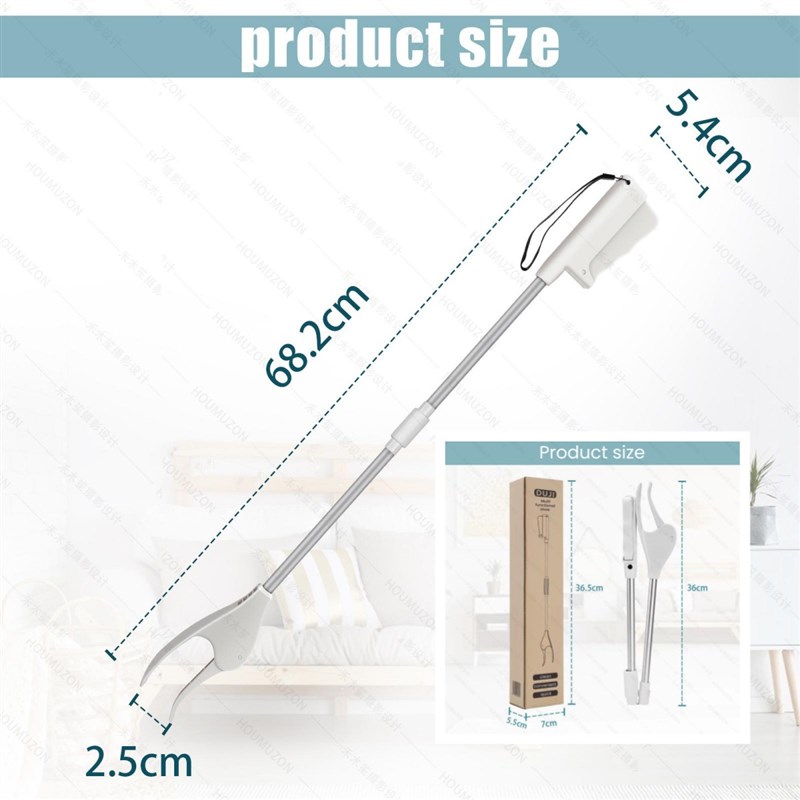 鞋拔 洁癖神器老人孕妇穿鞋多功能鞋拔子O加长提鞋器受伤卫生