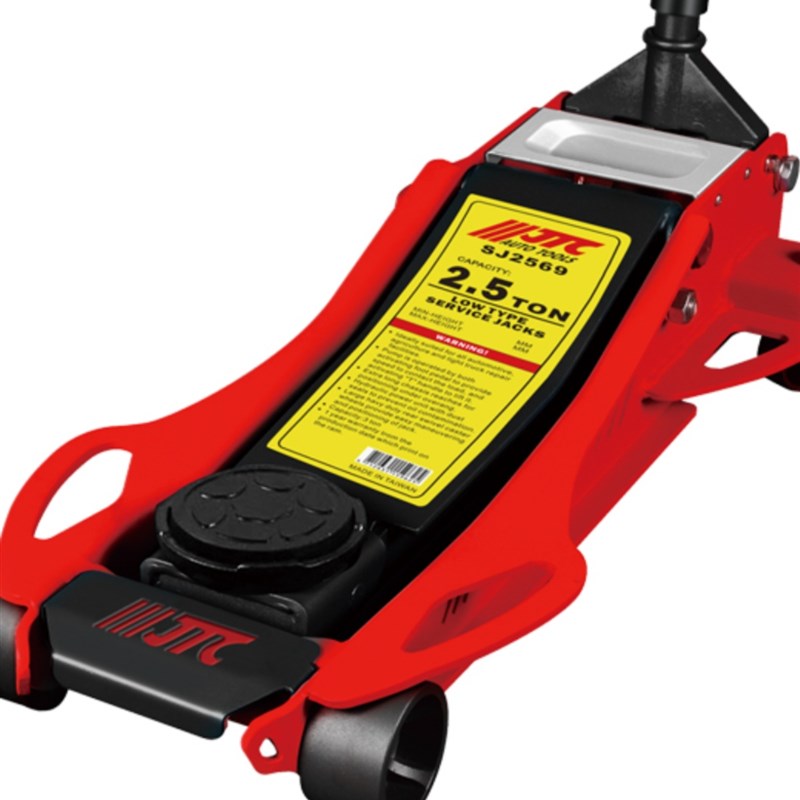 Jtc汽车维修专用工具液p压超低2.5吨低四轮卧式0公斤顶Jtcsj2569