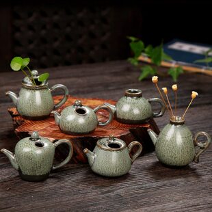 创意绿萝水培植物花瓶插花水养鲜花容器陶瓷器皿客厅禅意装饰摆件