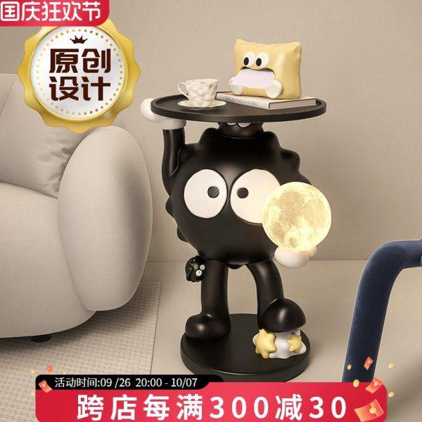 创意煤球客厅电视柜旁边沙发边几落地大型家居装饰品乔迁礼物摆件,家居饰品,落地摆件,淘宝优惠券,粉丝福利购,淘宝优惠卷