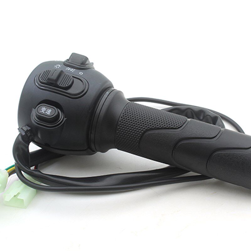 电动车格士铃009右边转把左z右喇叭开关把座变速开关加速转把座