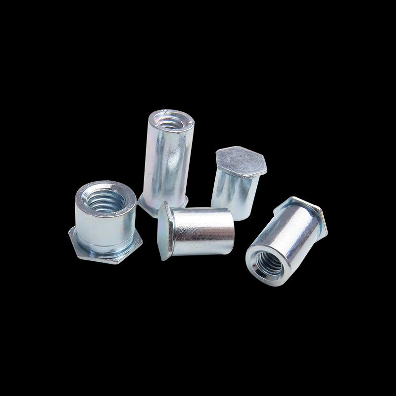 包邮盲孔镀锌压铆螺柱【M2螺柱】M2.5螺母柱机箱铆钉铆柱3X/4/5~2