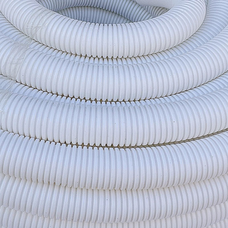 白色PVC阻燃穿线波纹管16/20/25/32/40/50/63/75绝缘塑料穿线软管