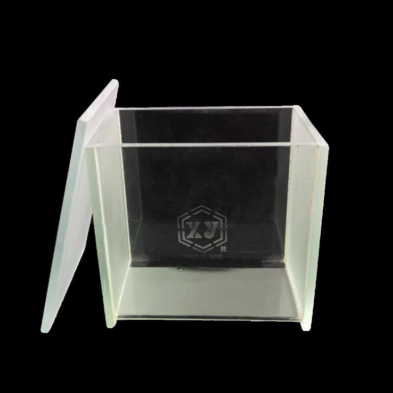 上海信谊玻璃层析缸 薄层色谱展开缸双槽P-1单槽P染色缸200*200mm