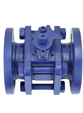 Q41TC-16C污水干灰抗冲刷耐磨铸钢法兰手动陶瓷球阀DN40 50 65 80