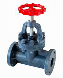 聚丙烯截止阀耐酸碱耐腐蚀RPP塑料法兰截止阀DN50  DN65  DN80