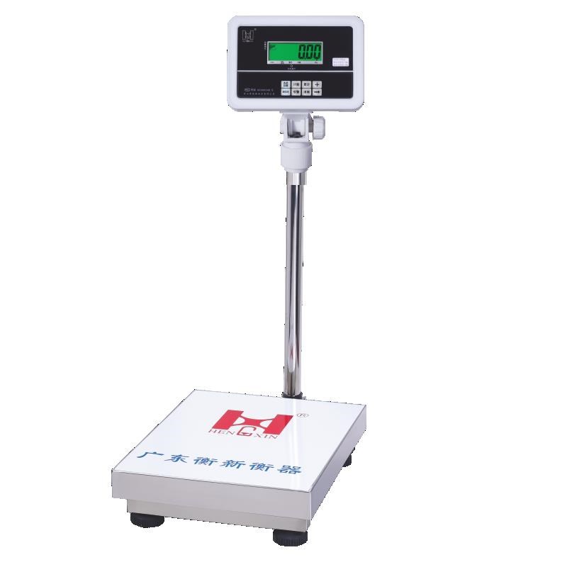 全不锈钢计重台秤衡新电子秤工v厂物流精准称重150kg300公斤地磅