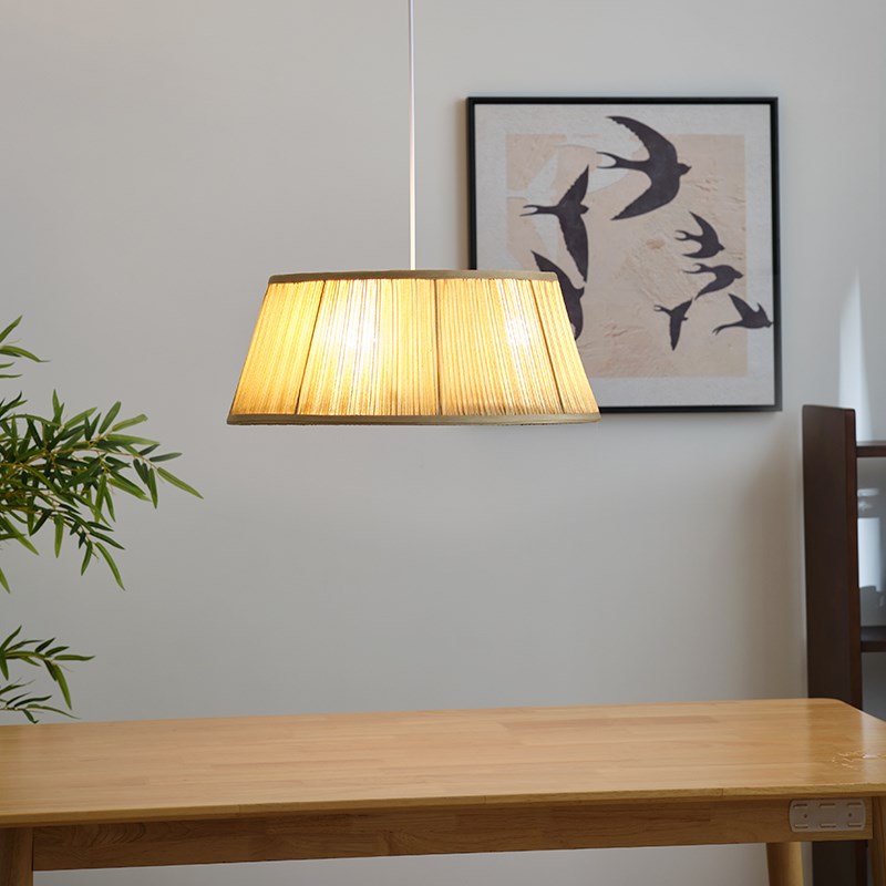 日式侘寂风中古餐厅吊灯s复古岛台吧台卧室客厅民宿饭厅书房布艺