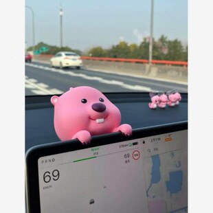loopy汽车中控台趴趴摆件车内高级感饰品治愈系车载摆件2024新款